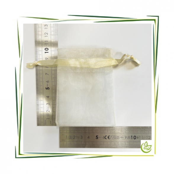 Organza Beutel Champagne (7,5x10cm)